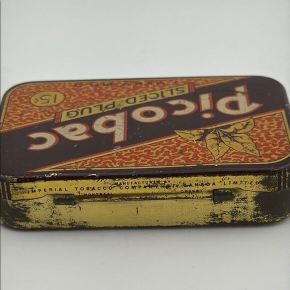 Vintage Picobac Sliced Plug Tin - Picture 2 of 3